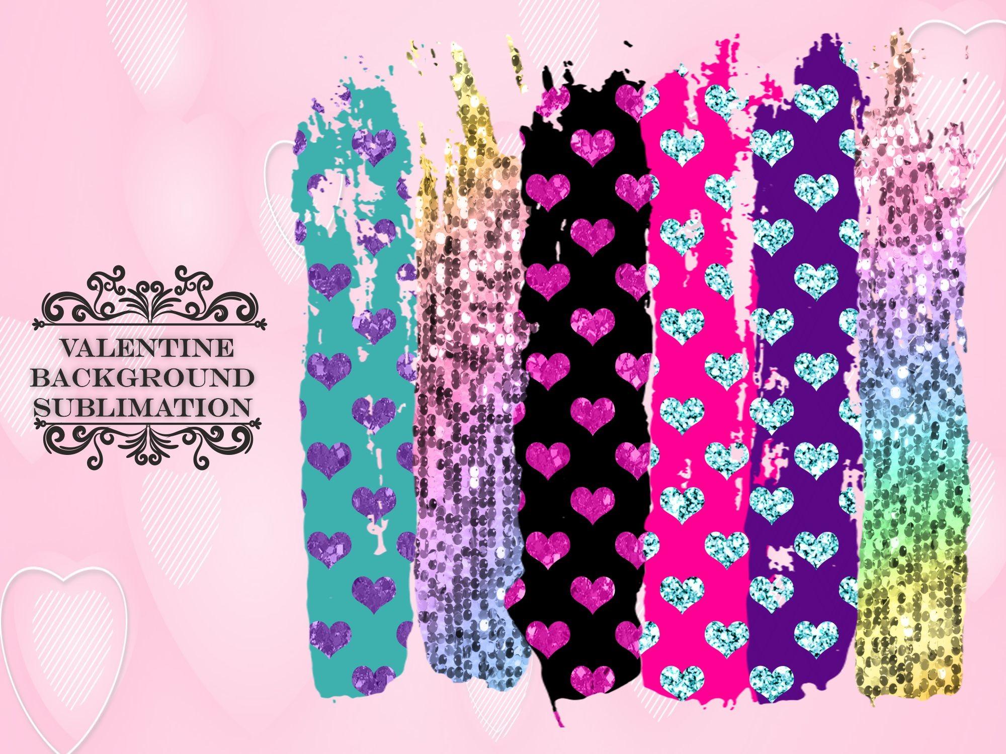 Valentine Background Sublimation
