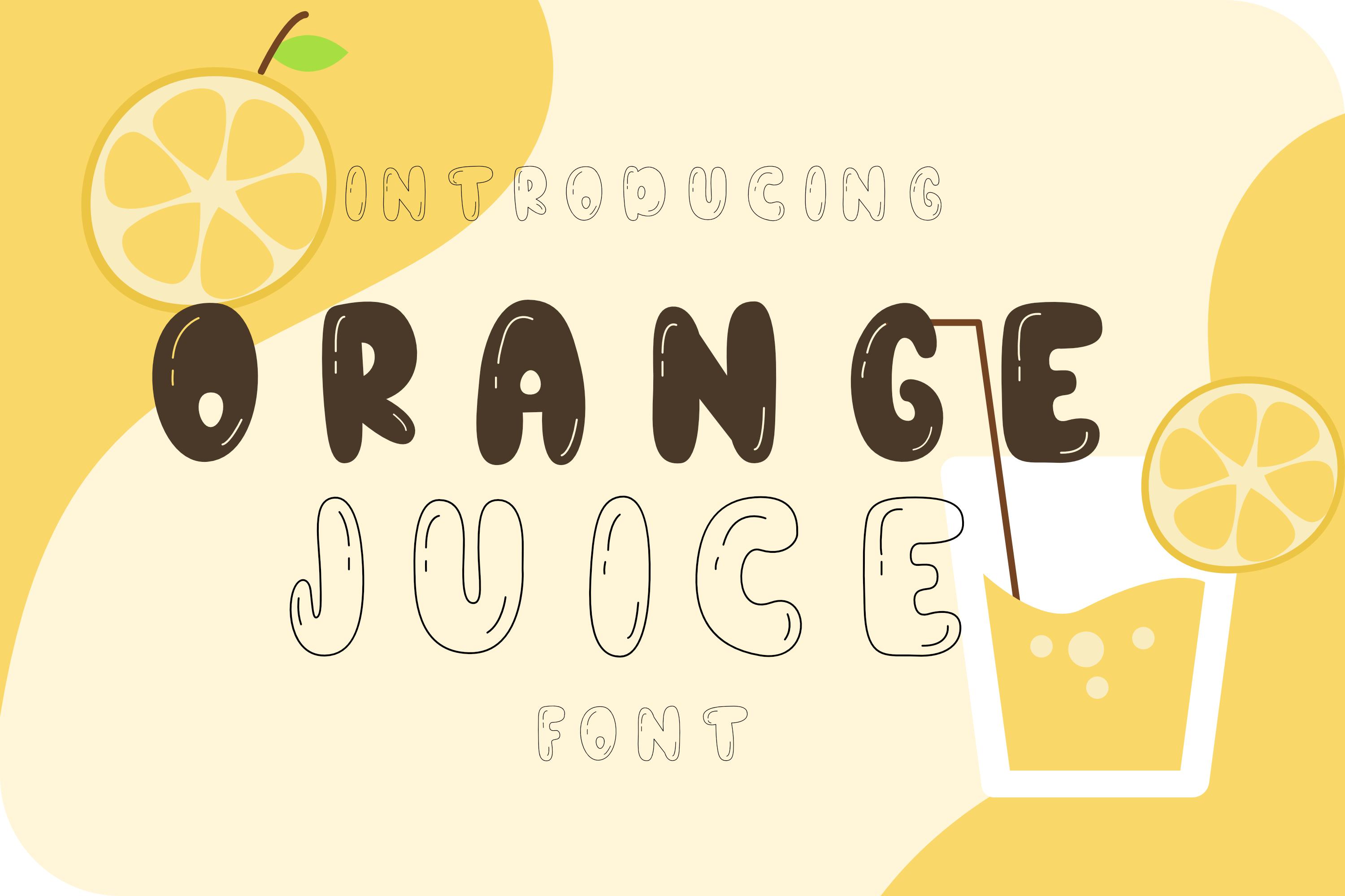 Orange Juice Font