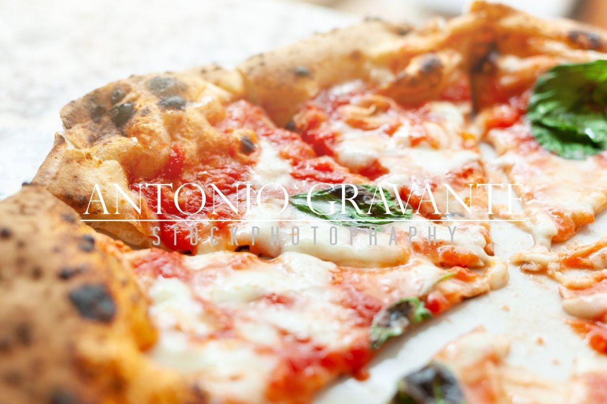 Slices of Pizza Margherita