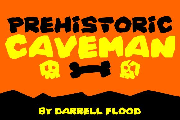 Prehistoric Caveman Font