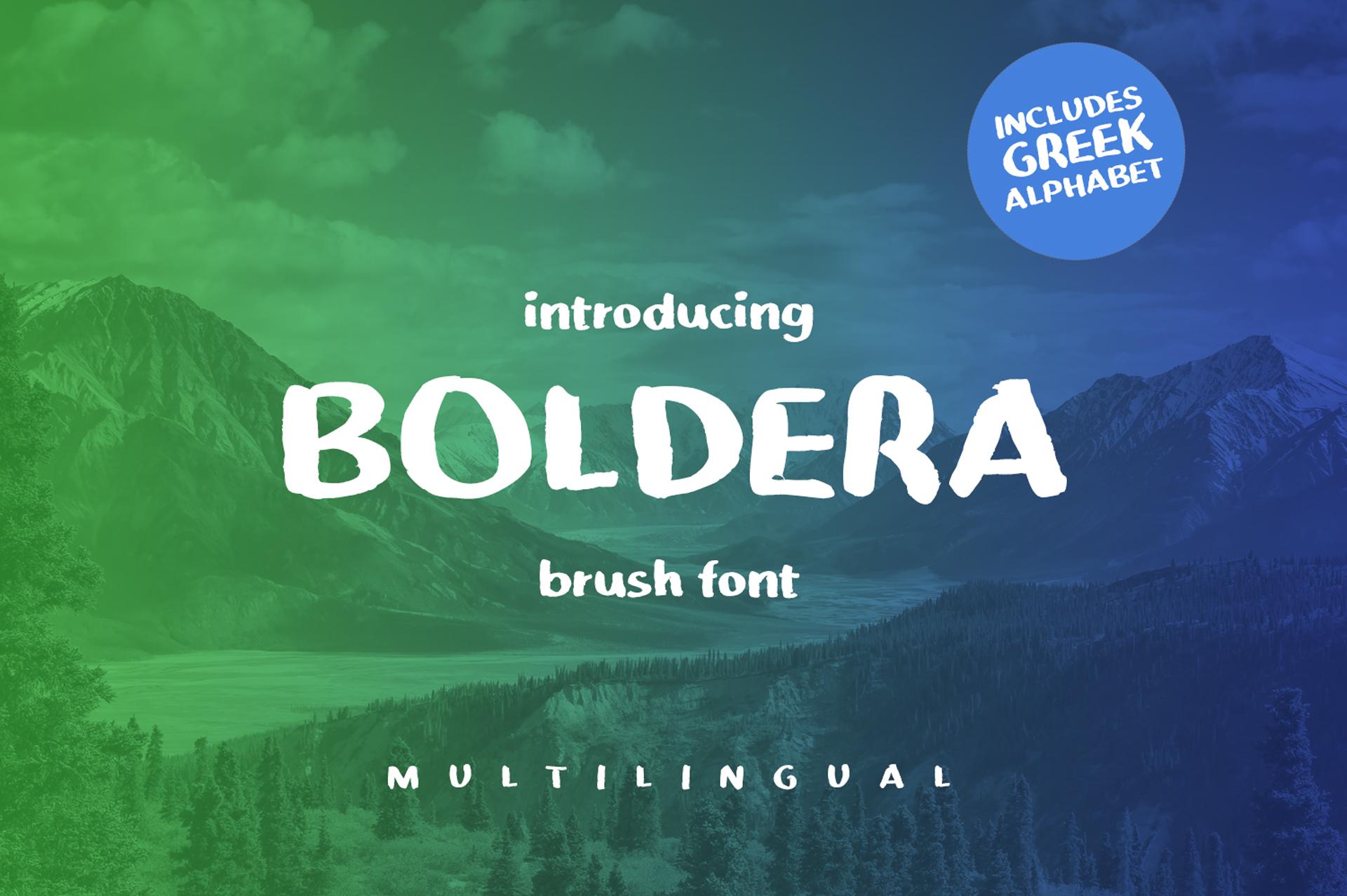 Boldera Font