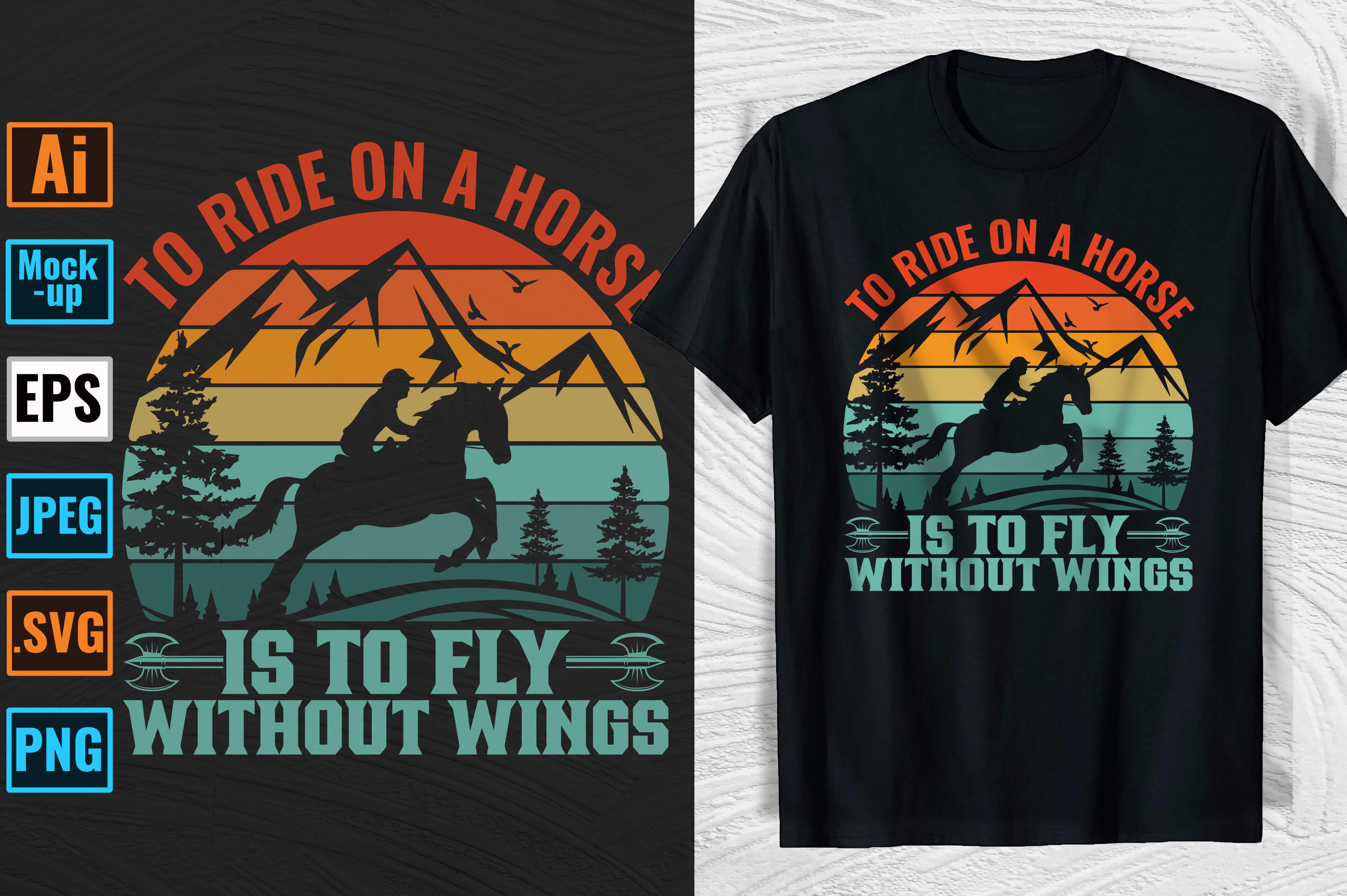 Horse T-shirt and Mug Design