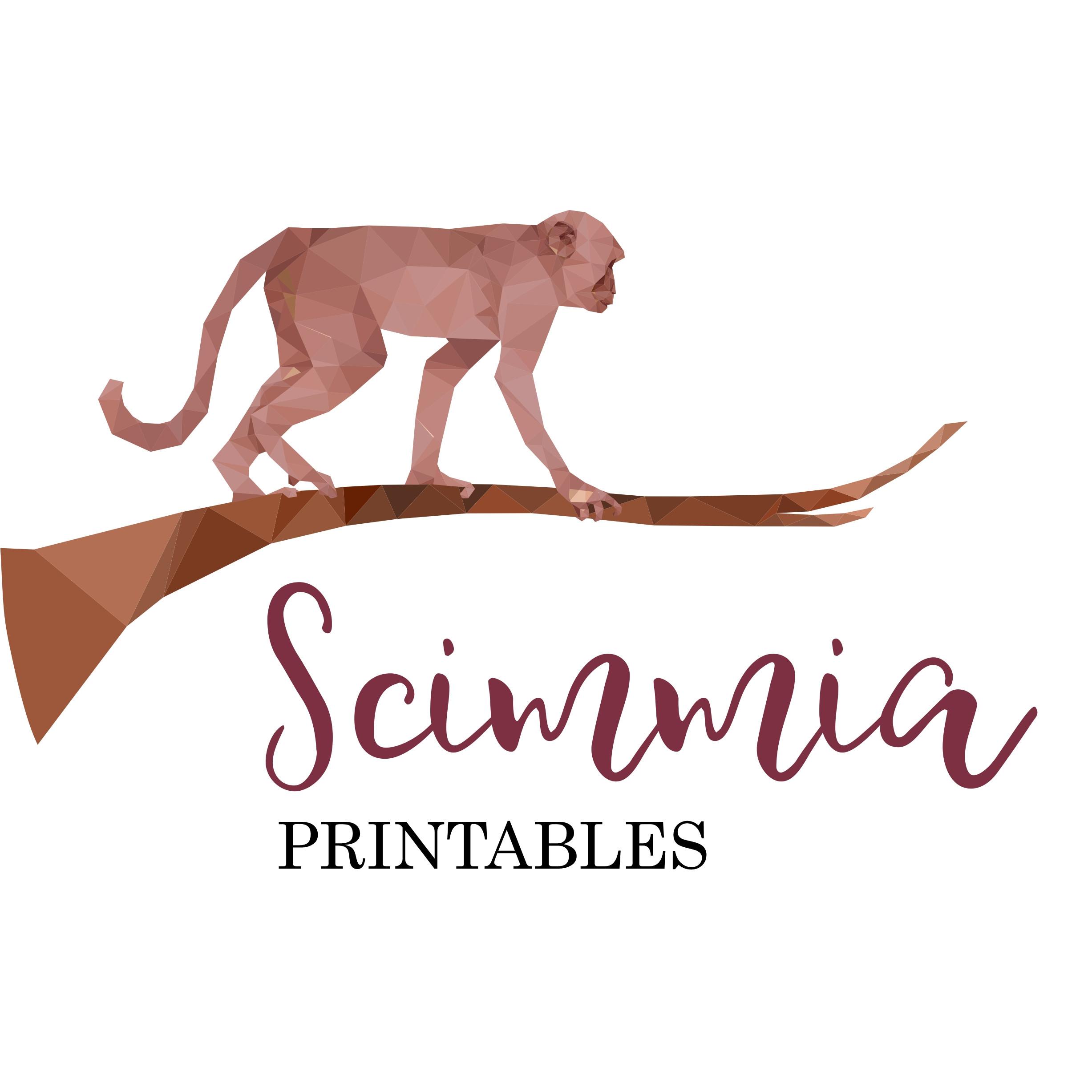 Scimmia Printables