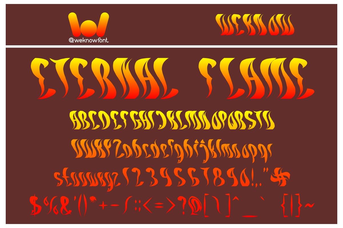 Eternal Flame Font