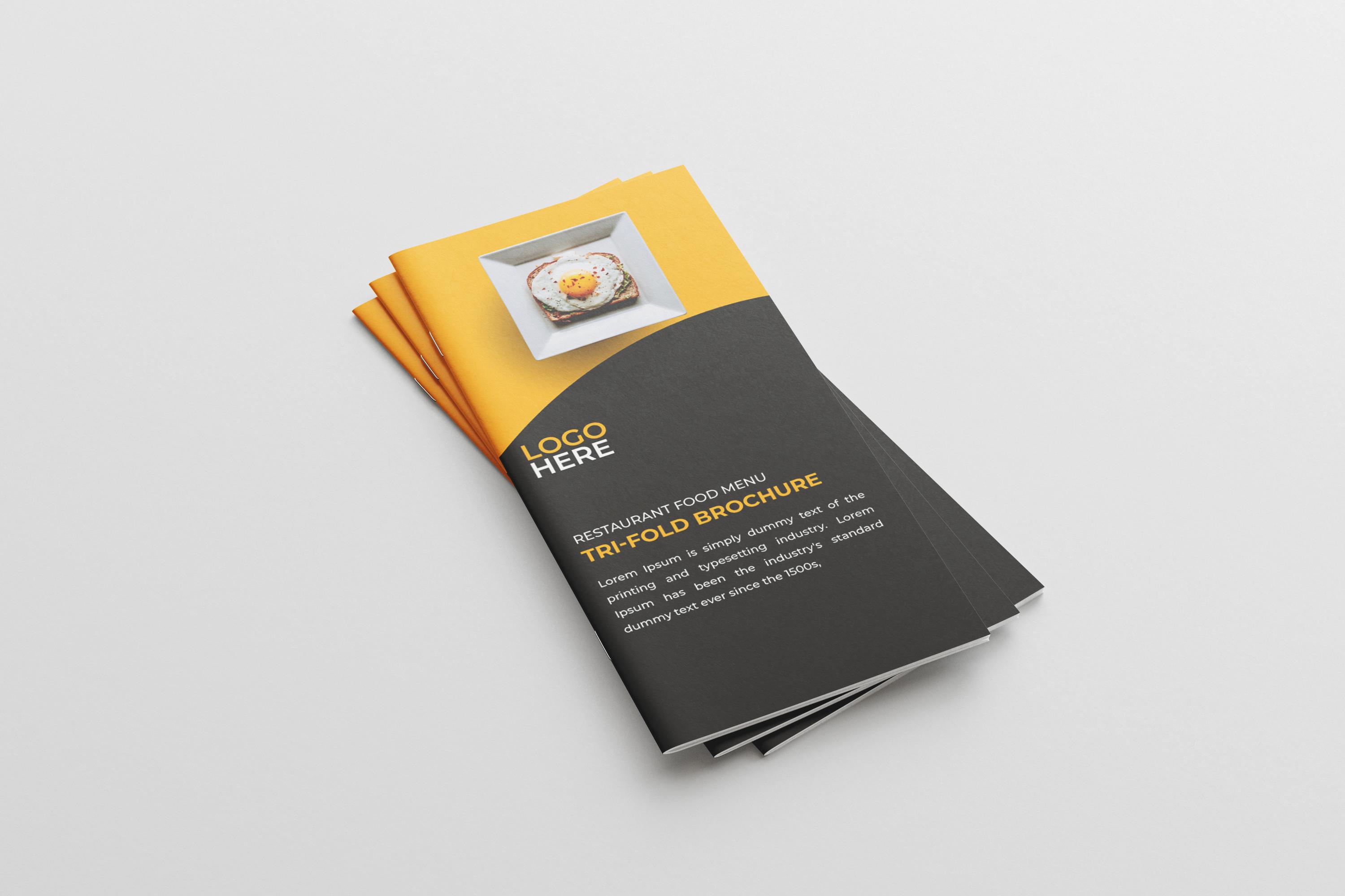 Restaurant Trifold Brochure