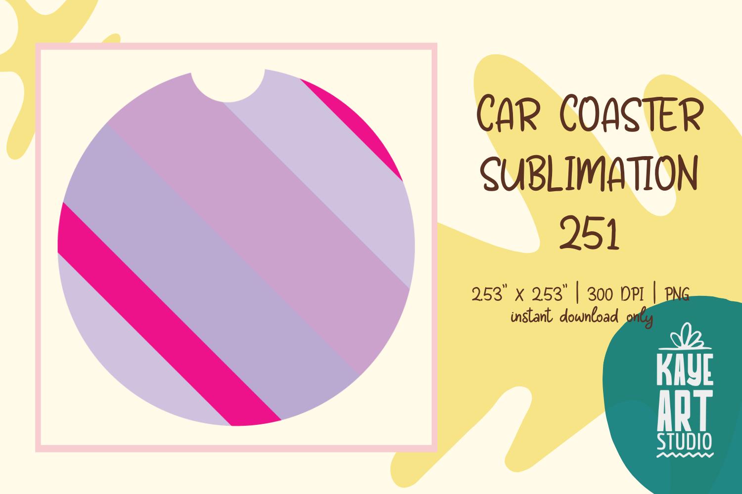 Car Coaster Sublimation PNG 251
