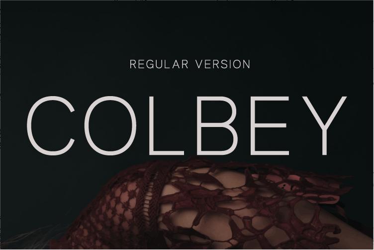 Colbey Regular Font