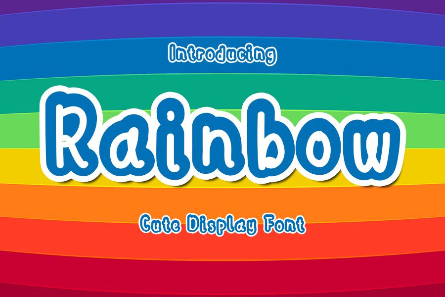 Rainbow Font