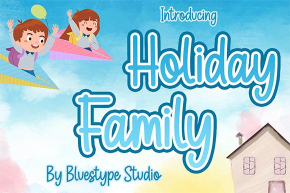 Holiday Family Font