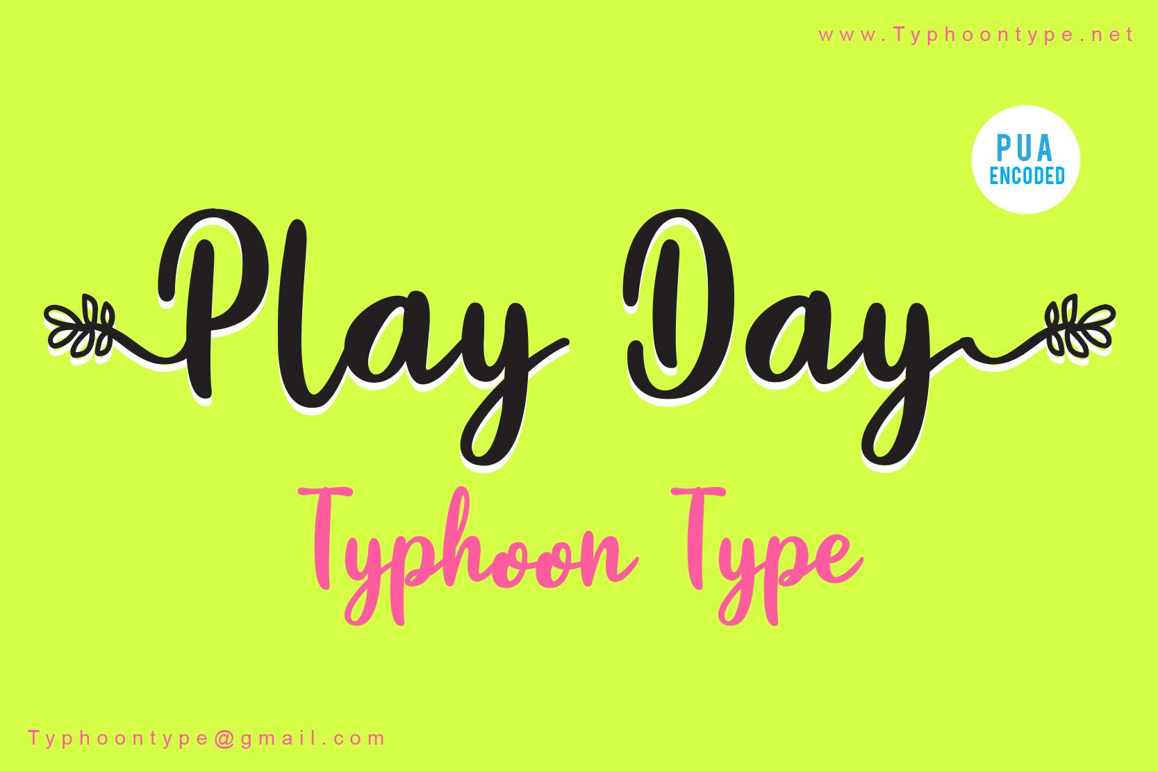 Play Day Font