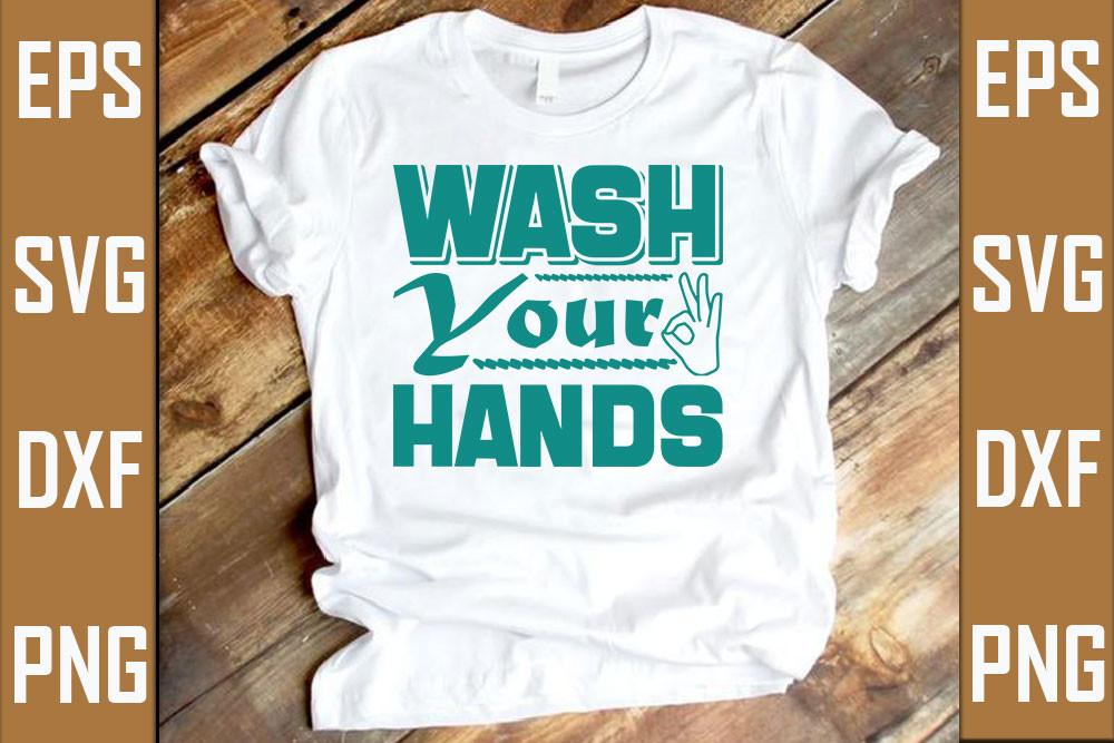 Stay Home Svg Design, Wash Your Hands
