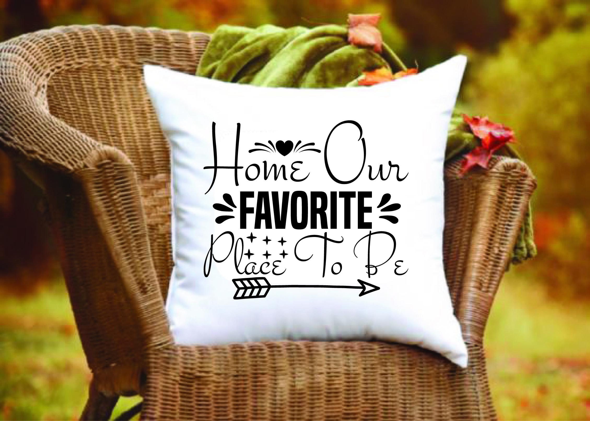 Doormat Svg Design,Home Our Favorite Pla