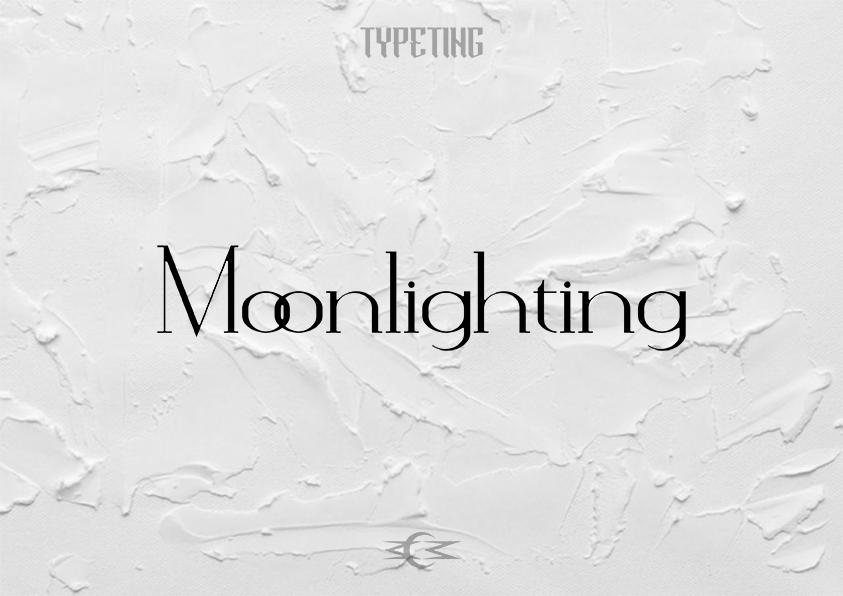 Moonlighting Font