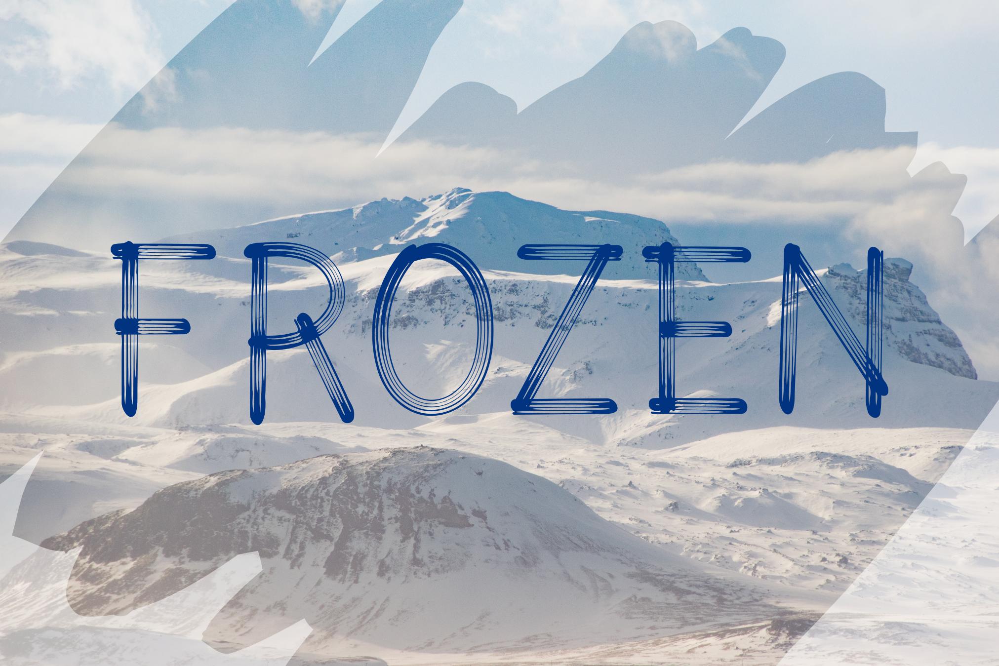 Frozen Font