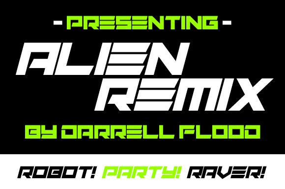 Alien Remix Font