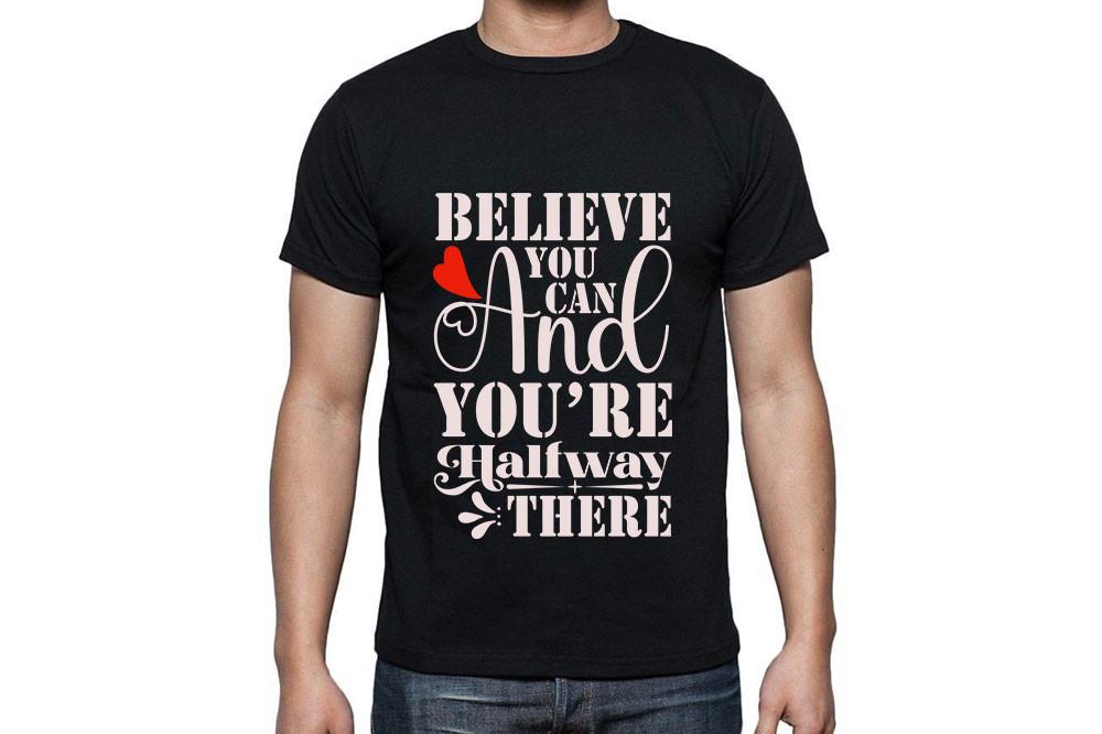 Inspirational SVG Design,  Believe You C