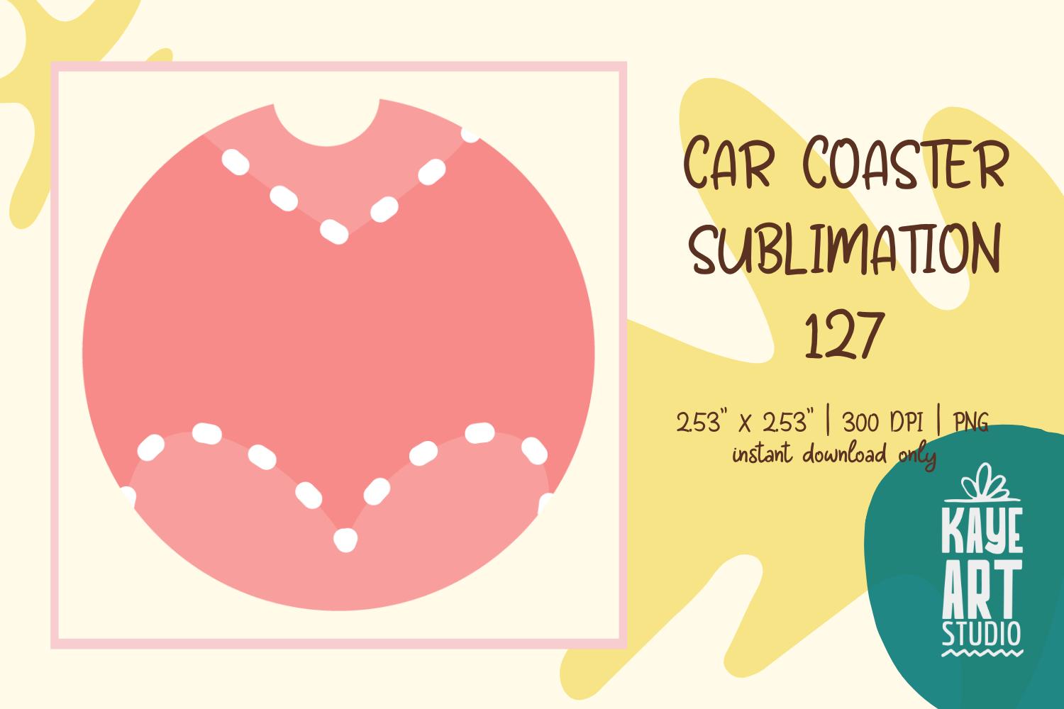 Car Coaster Sublimation PNG 127