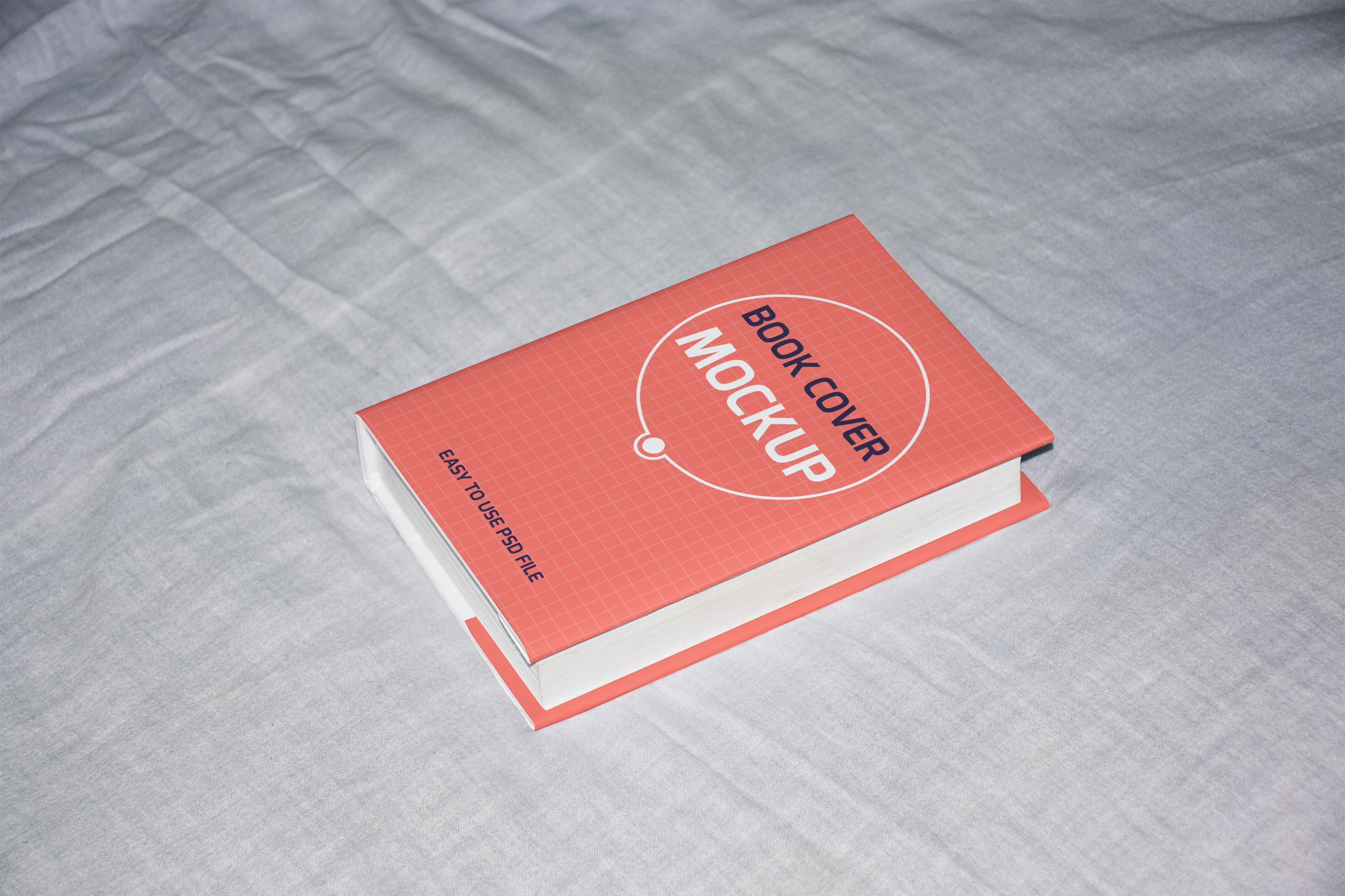 Hard Cover Book Mockup Template