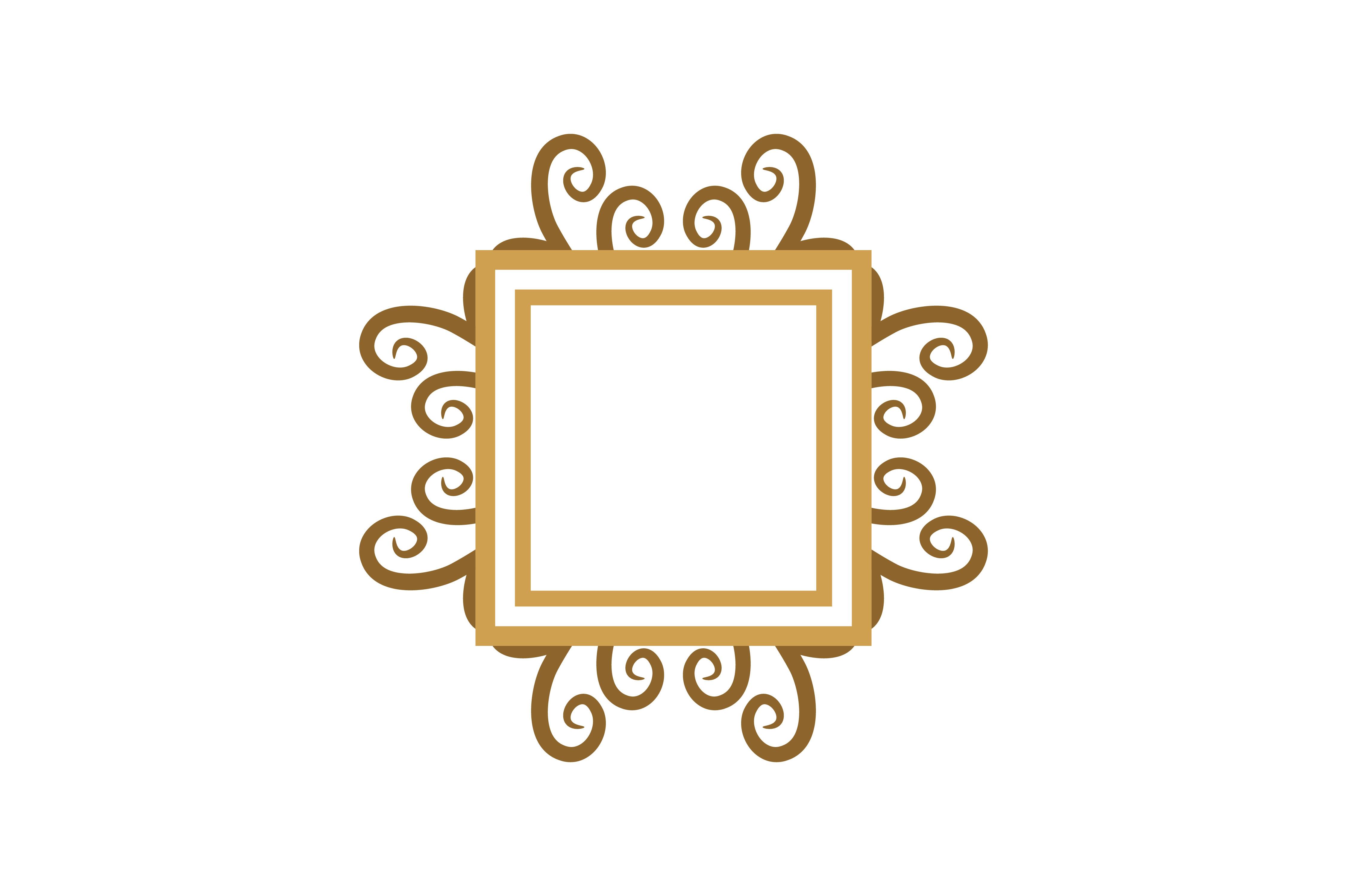 Frame Floral Decorative