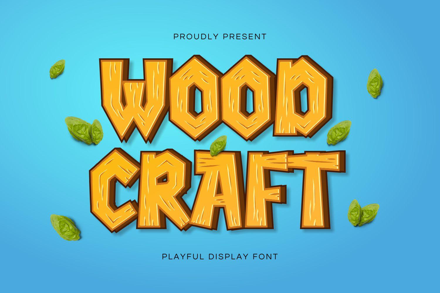 Wood Craft Font