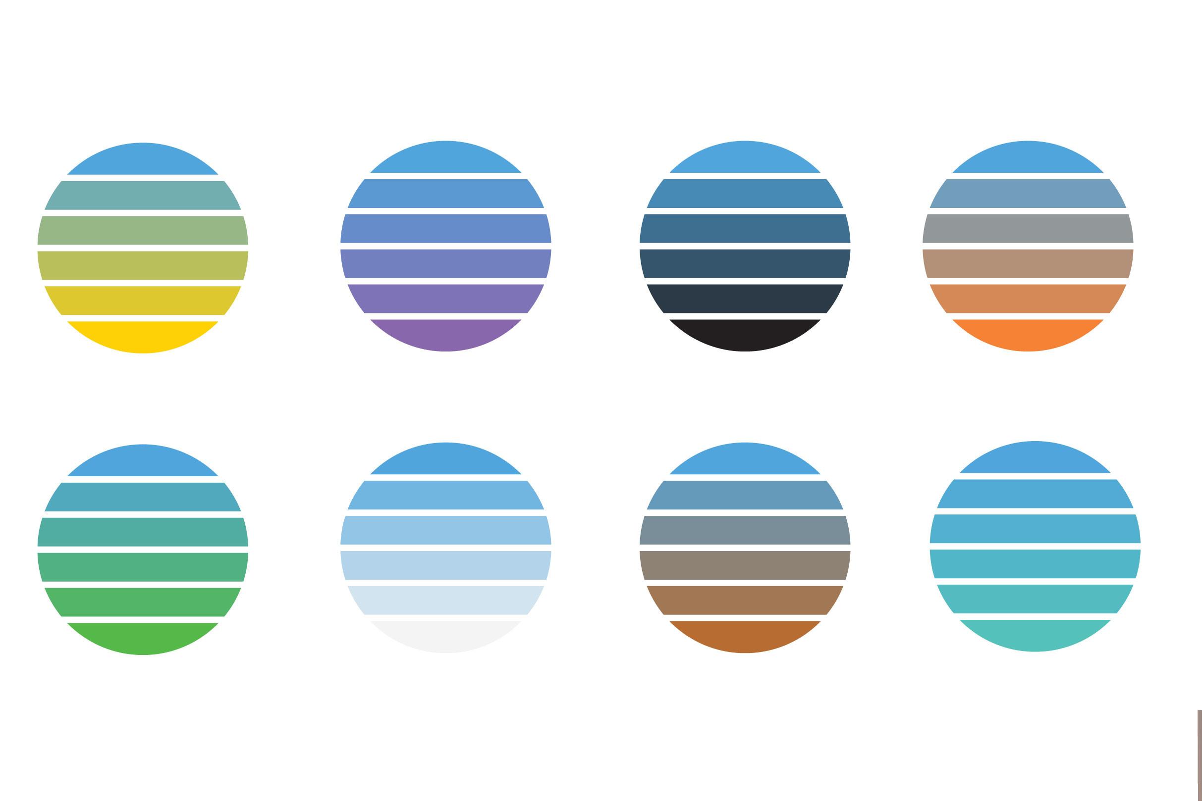 Vecteezy_blue-sunset-retro-colors-backgr