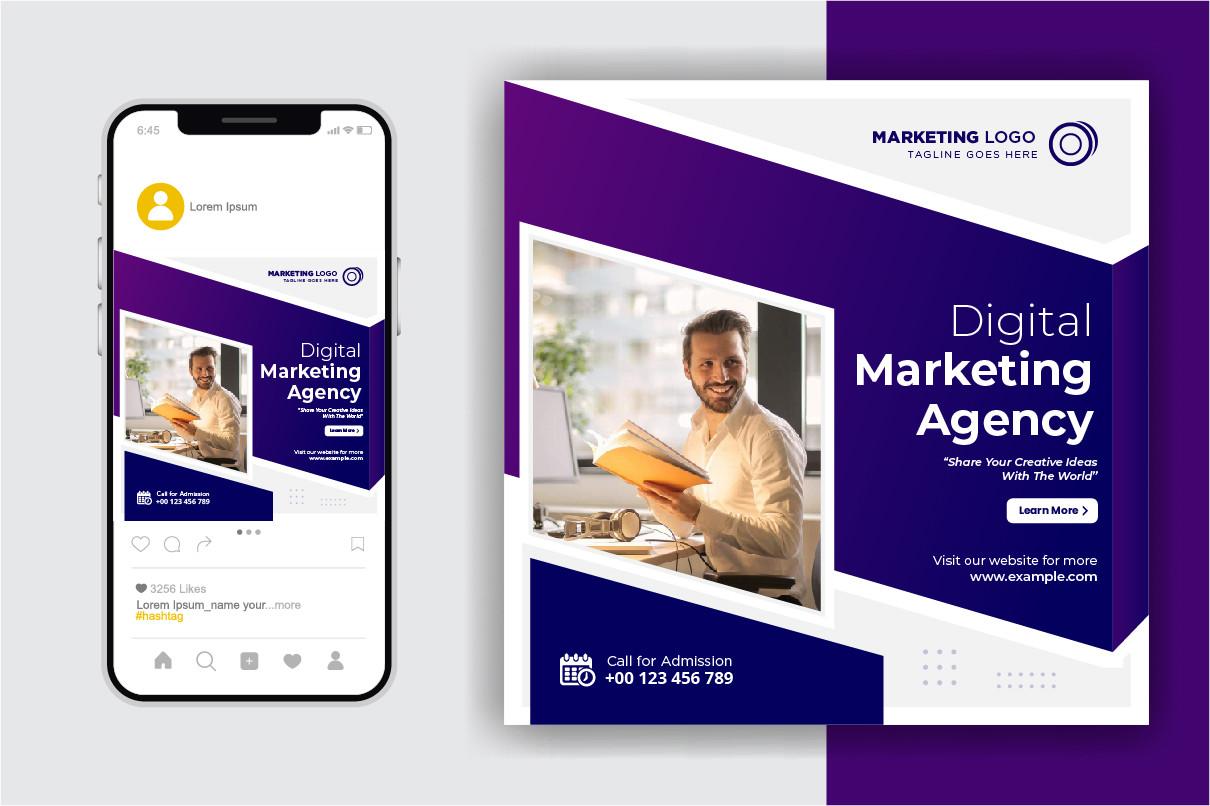 Digital Marketing Social Media Template