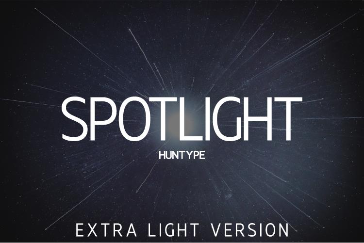 Spotlight Extra Light Font
