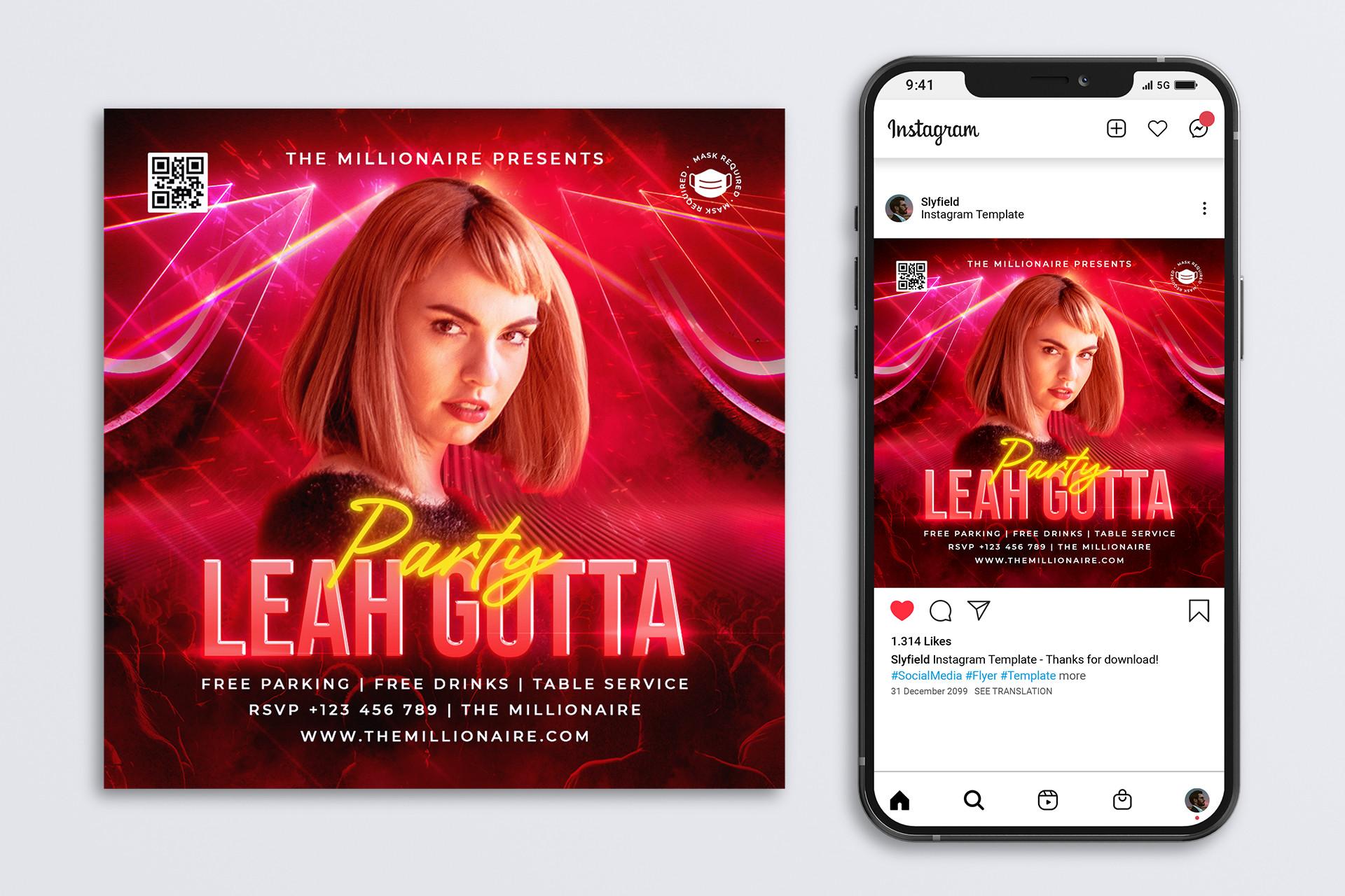Night Club Party Flyer Template