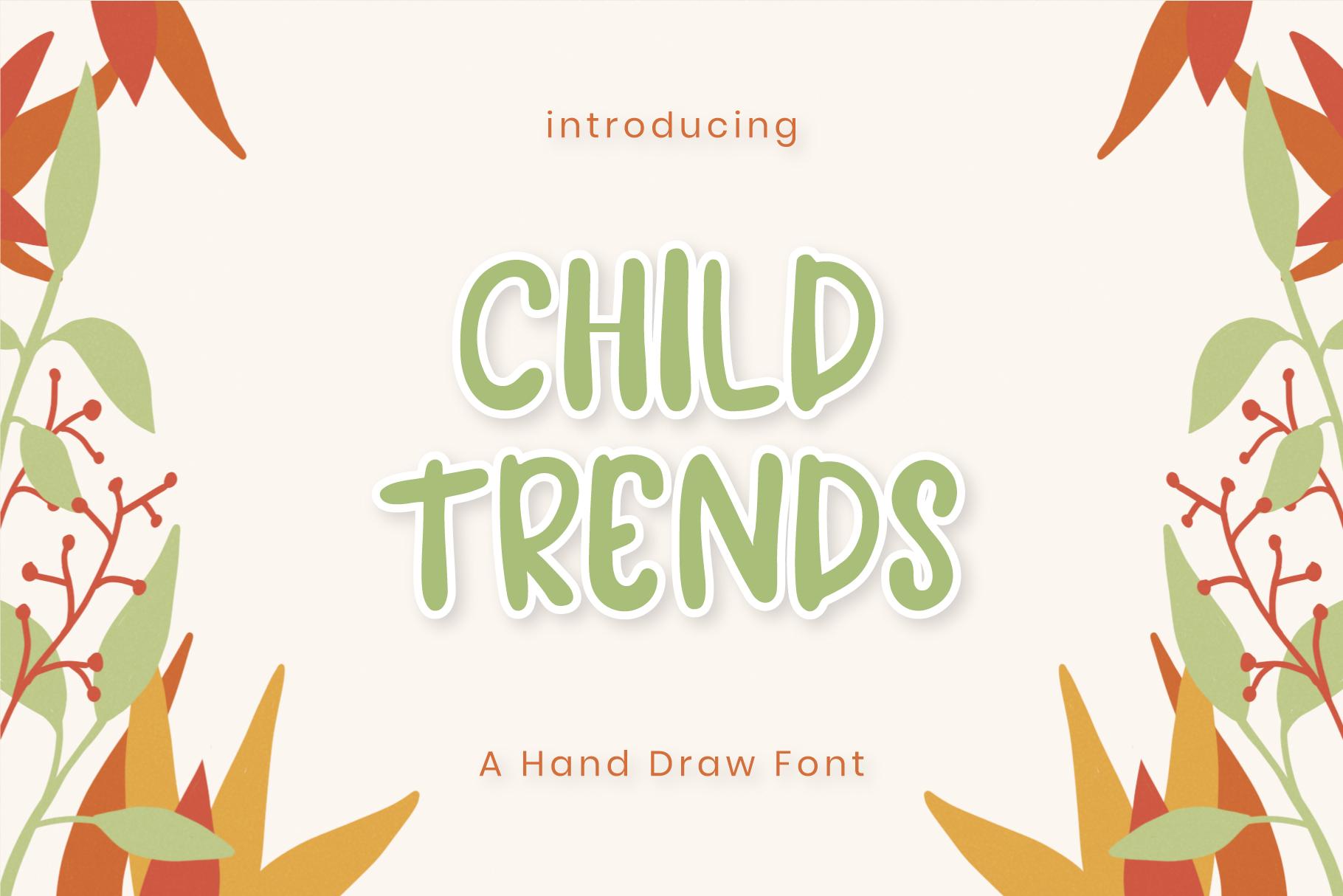Child Trends Font