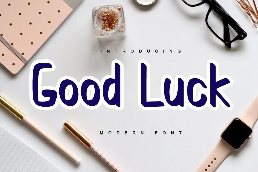 Good Luck Font