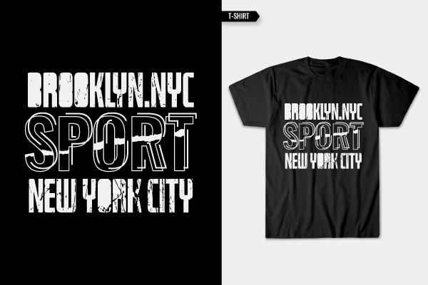 T SHIRT - NEW YORK BROOKLYN