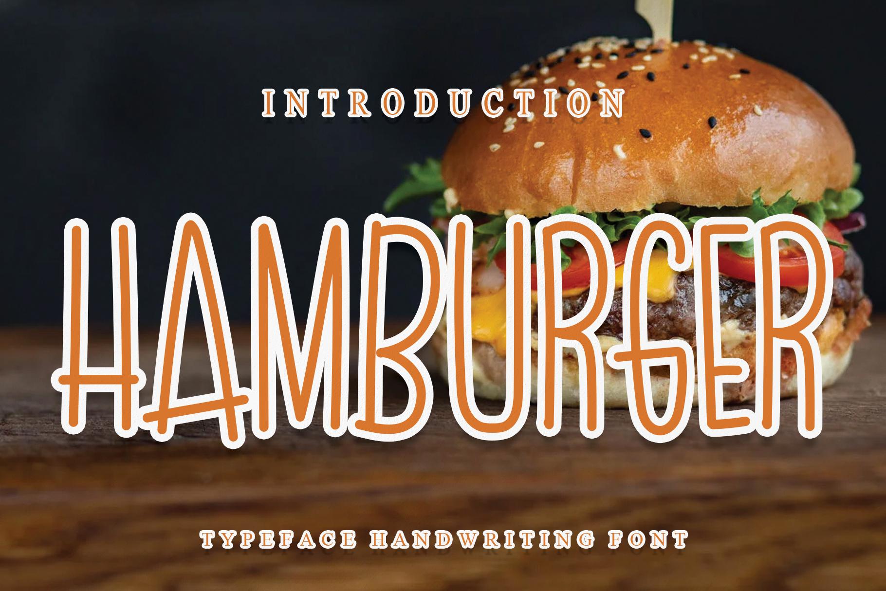 Hamburger Font