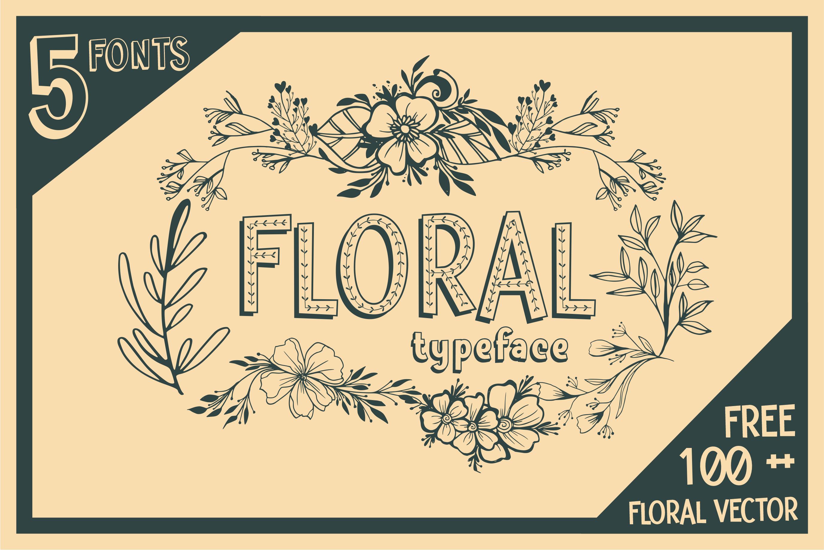 Floral Font