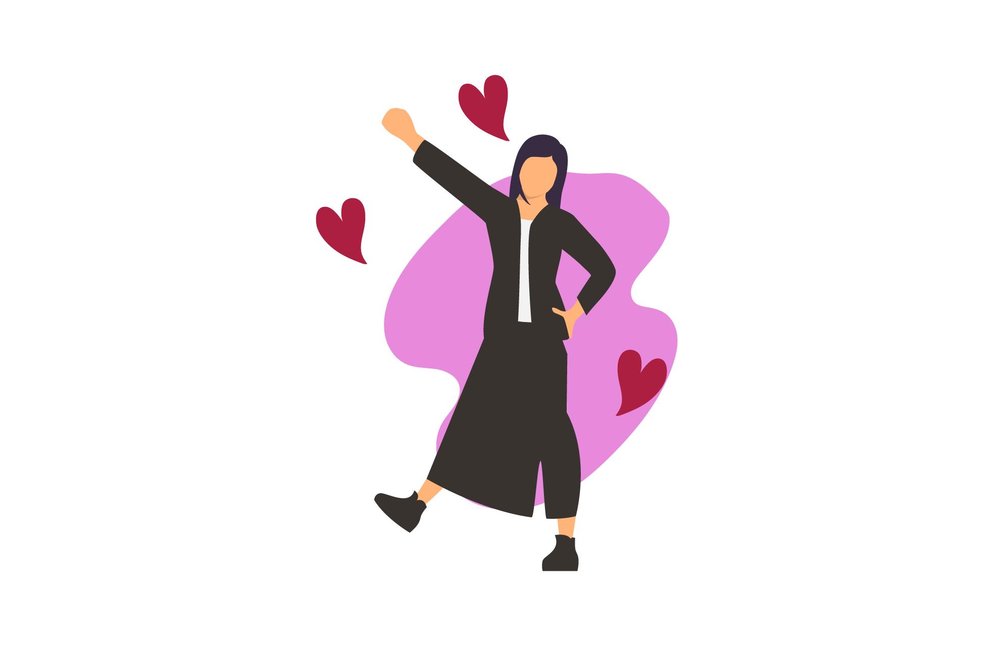 Valentine People Character Love Woman