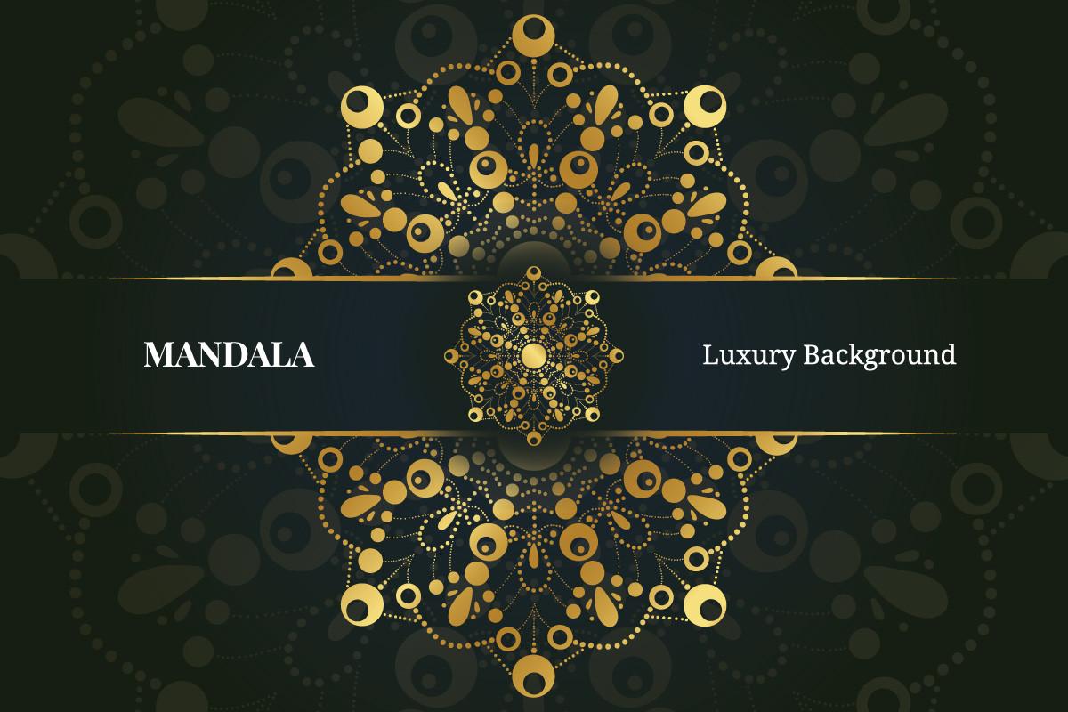 Luxury Background Golden Mandala