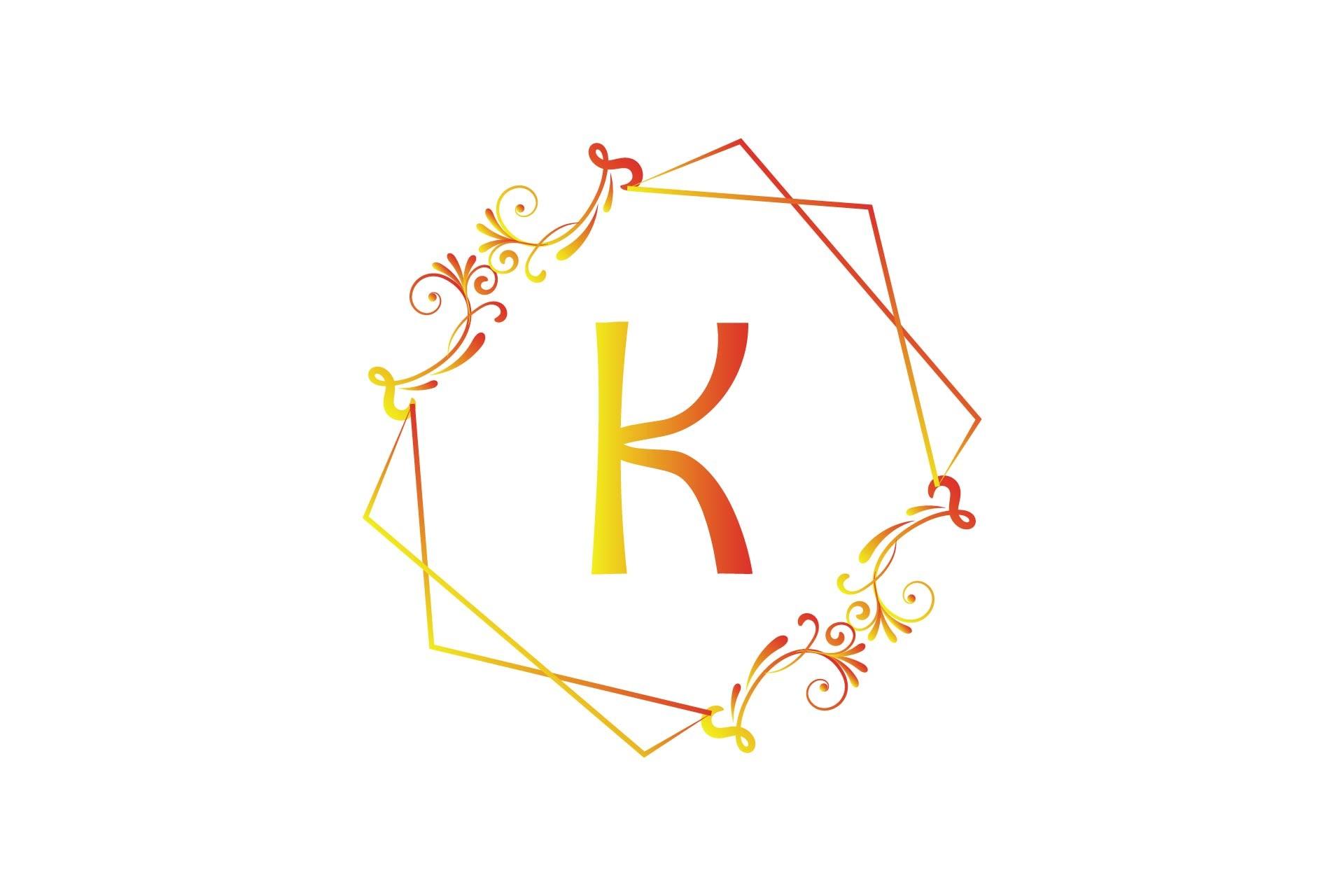 Monogram Logo Letter Antique