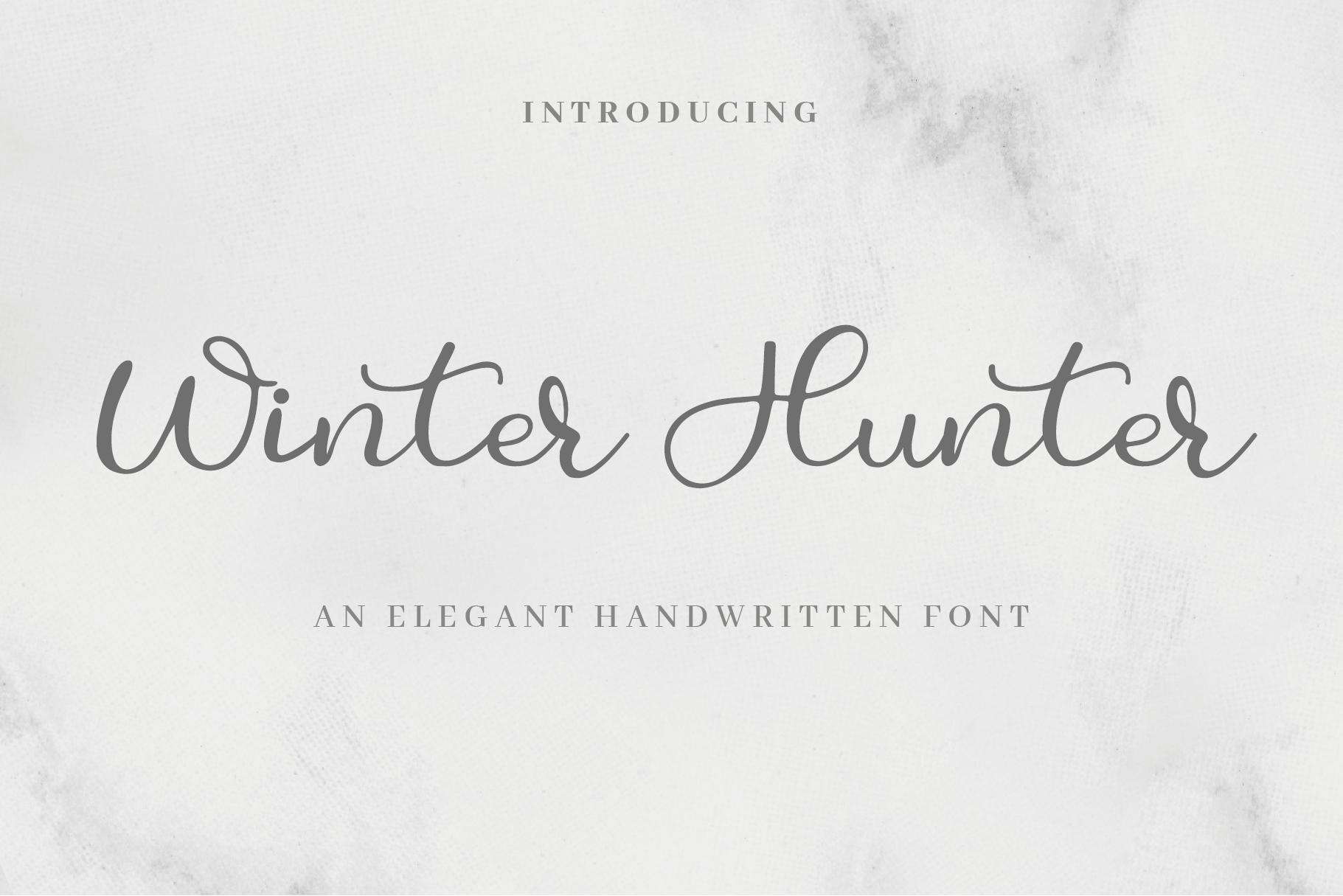 Winter Hunter Font