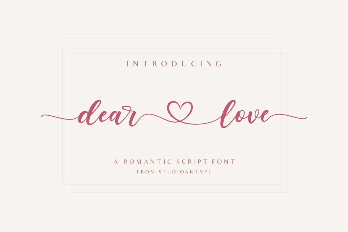 Dear Love Font