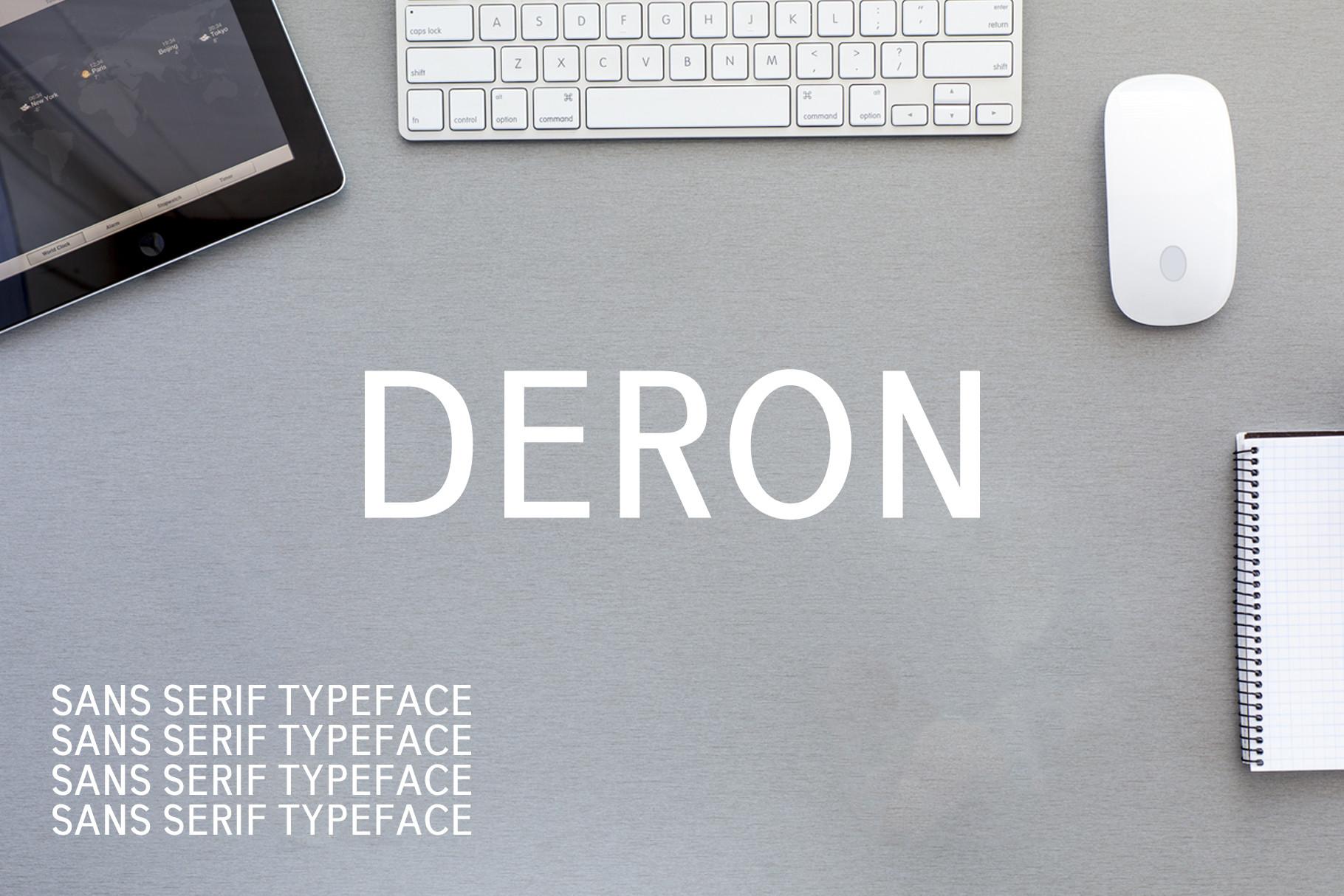 Deron Family Font
