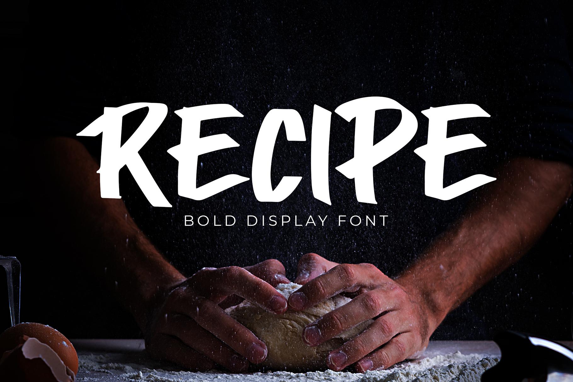 Recipe Font