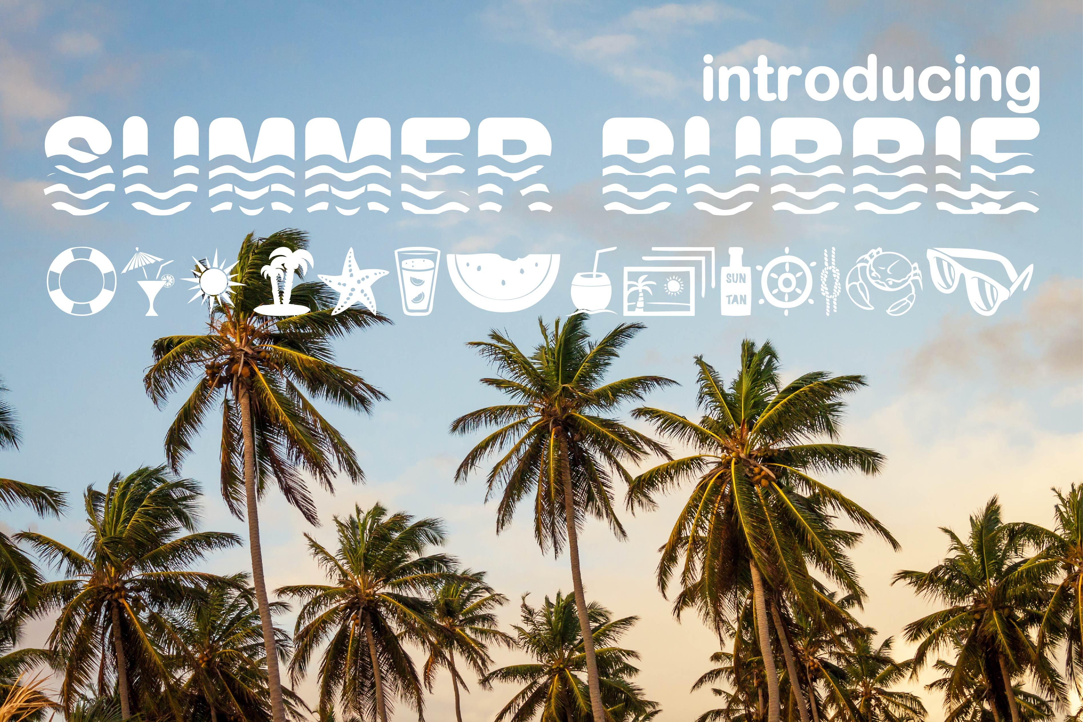 Summer Bubble Font