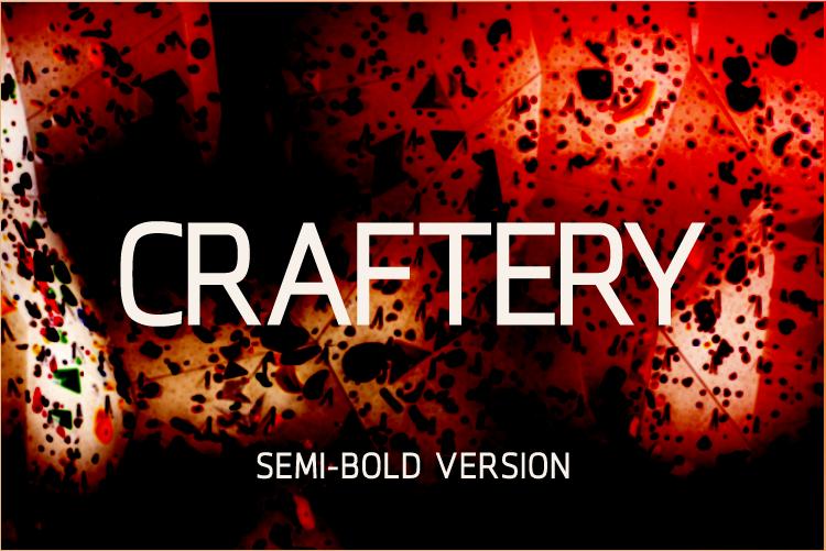 Craftery Semi-Bold Font