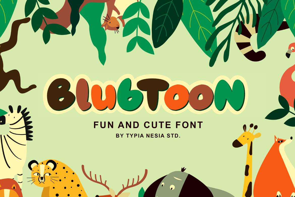 Blubtoon Font