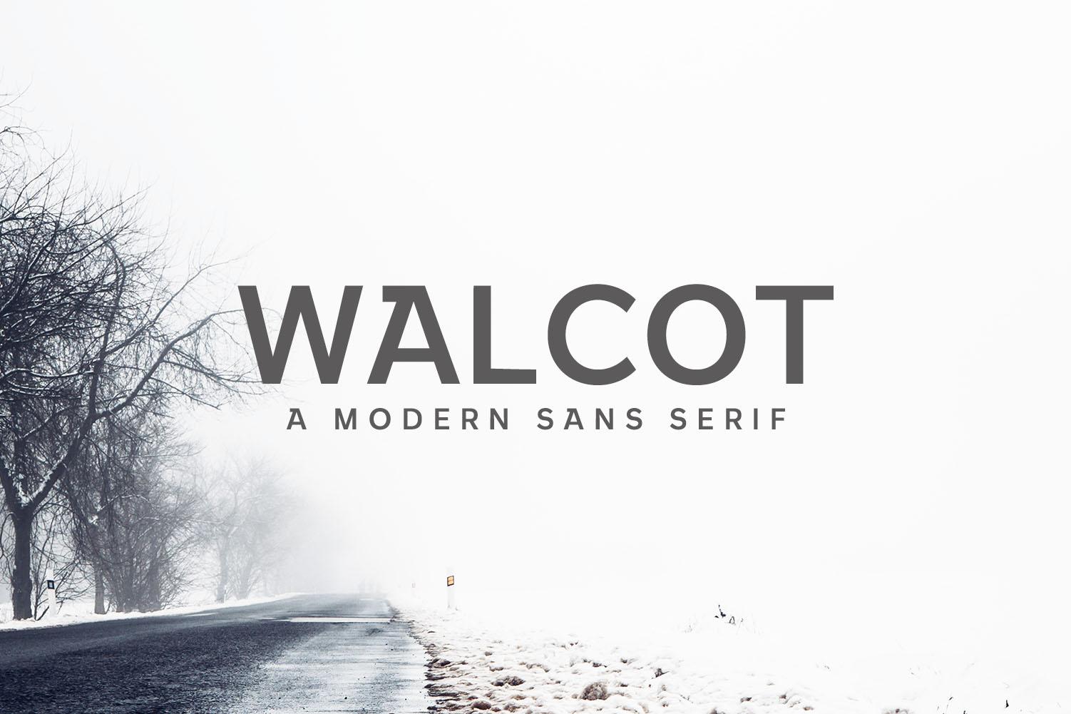Walcot Family Font
