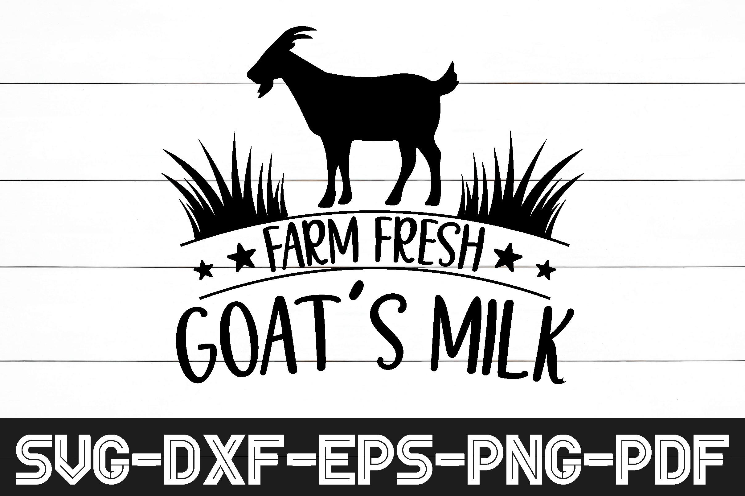Farm Fresh Goat's Milk Svg