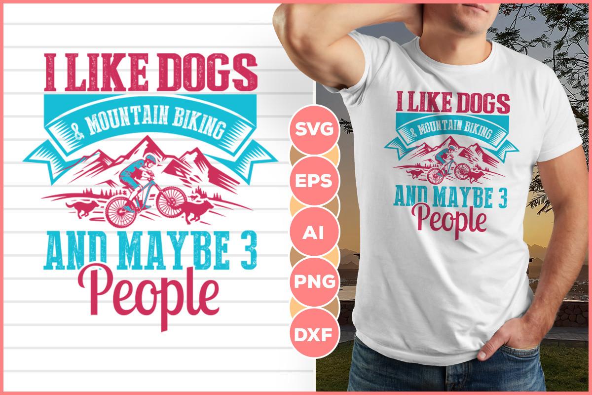 Mountain Bike Typography Design