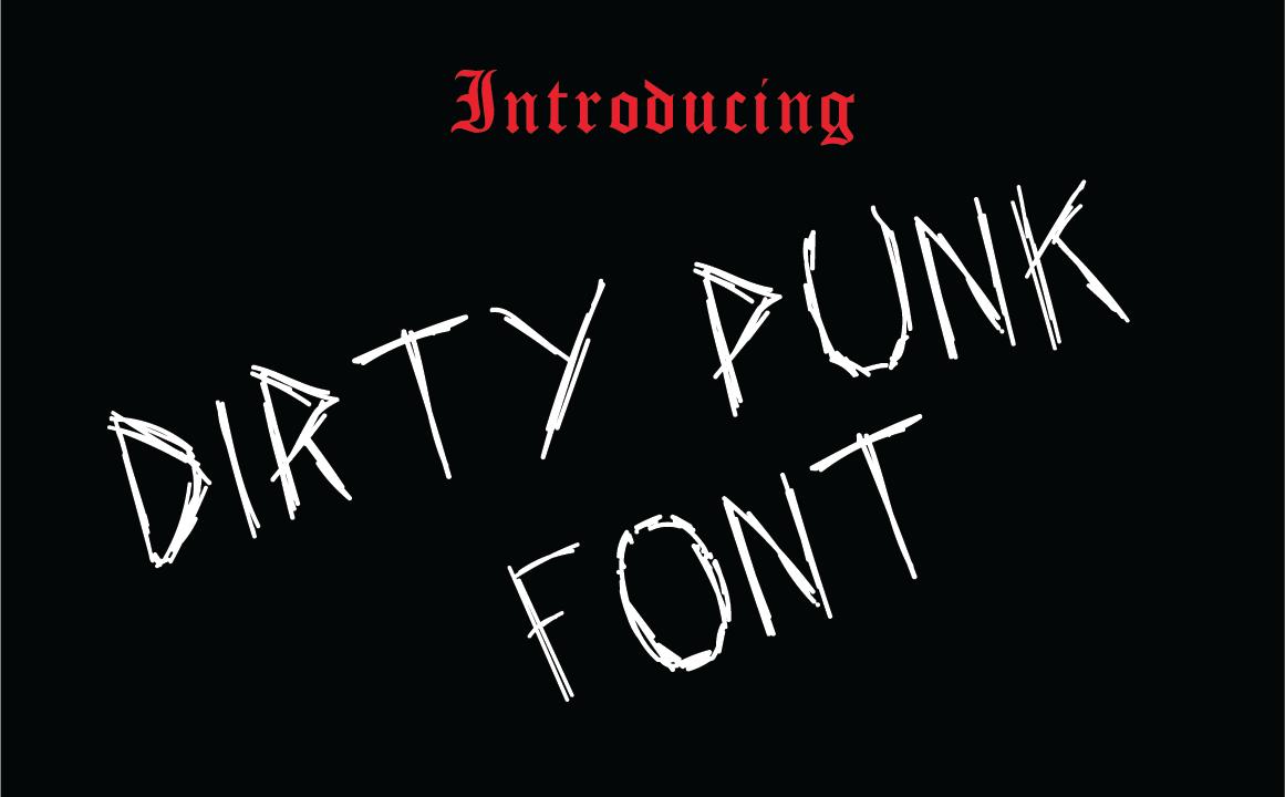 Dirty Punk Font