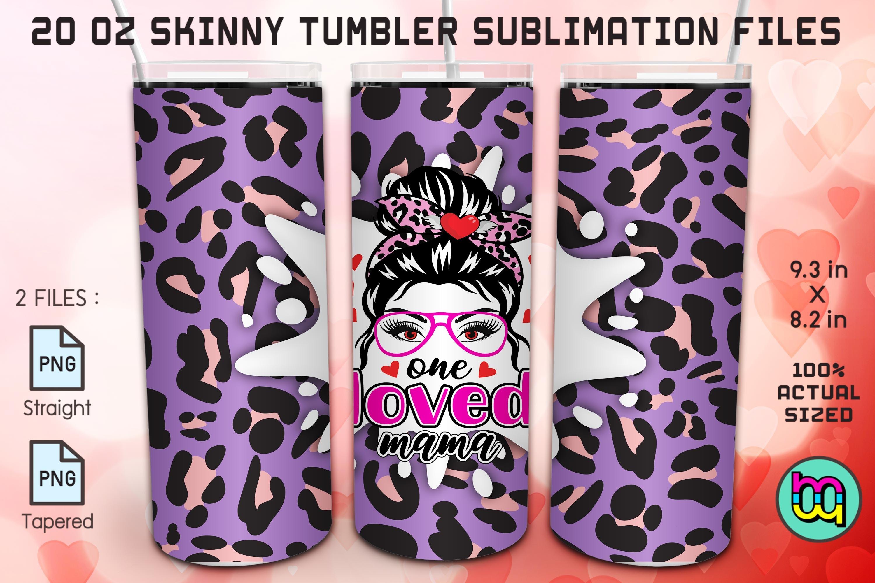 Valentine Leopard Print Mom Life Tumbler