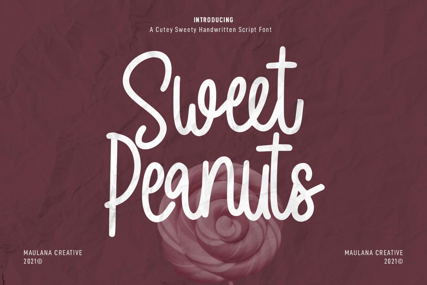 Sweet Peanuts Font