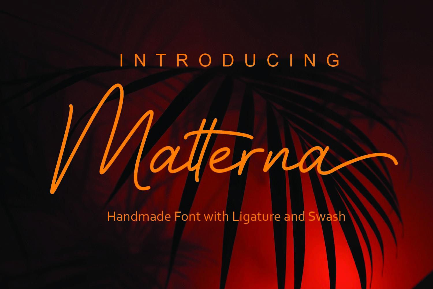 Matterna Font